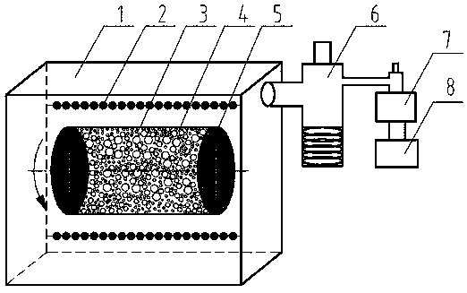 Purification method of titanium alloy spherical powder for low-temperature resistant structural member