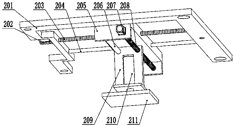 Automatic laying system of subway station platform door insulating sand