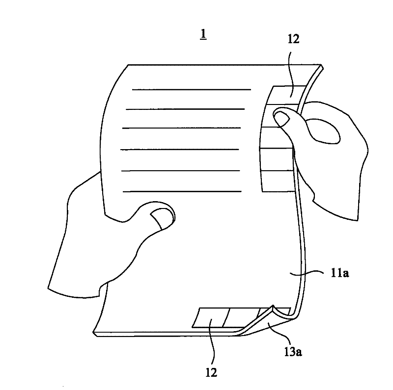 Touch structure for flexible display device