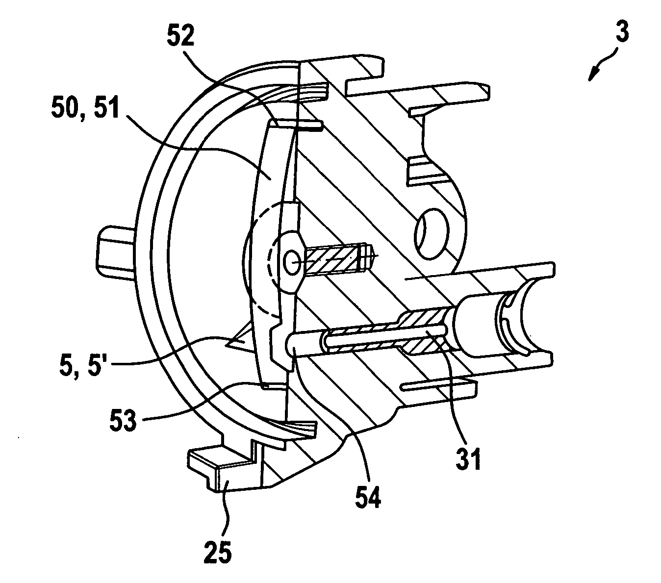 Brewing apparatus for extracting a portion capsule