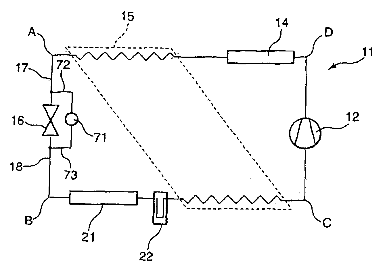 Expansion valve and method for its control