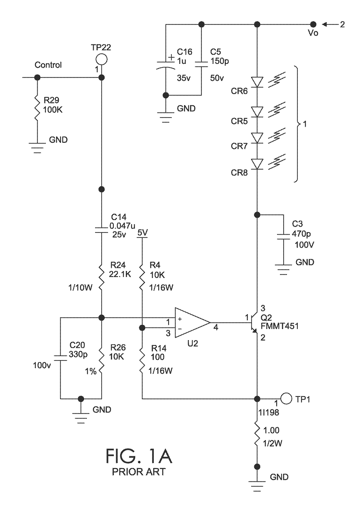 System and method of operating a constant current light-emitting diode pulsing drive circuit