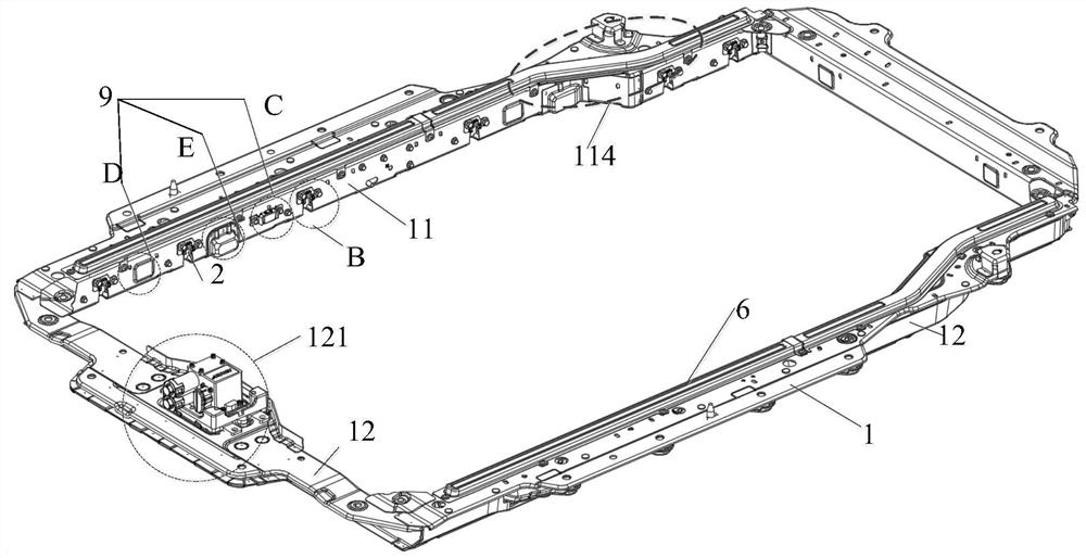 Quick-change battery pack installation device, locking method, unlocking method, and electric vehicle