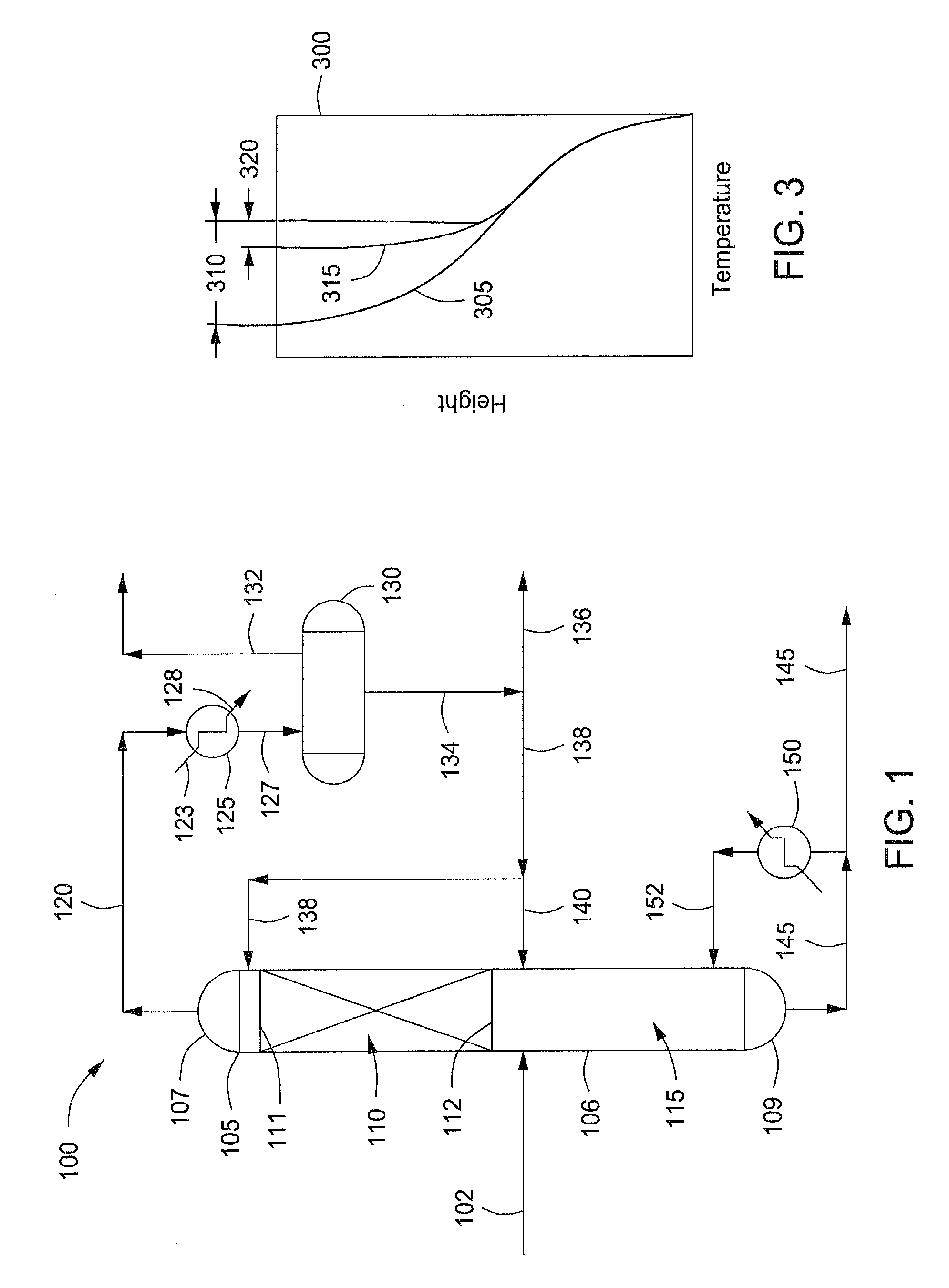 Systems and methods for reactive distillation with recirculation of light components