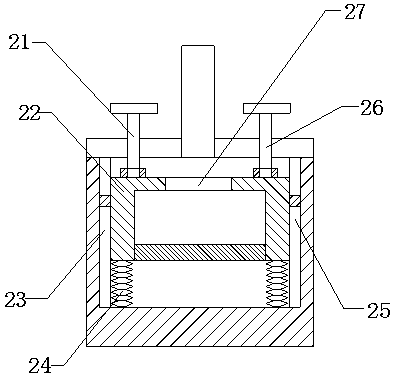 Manual bean sieving device for bean product processing