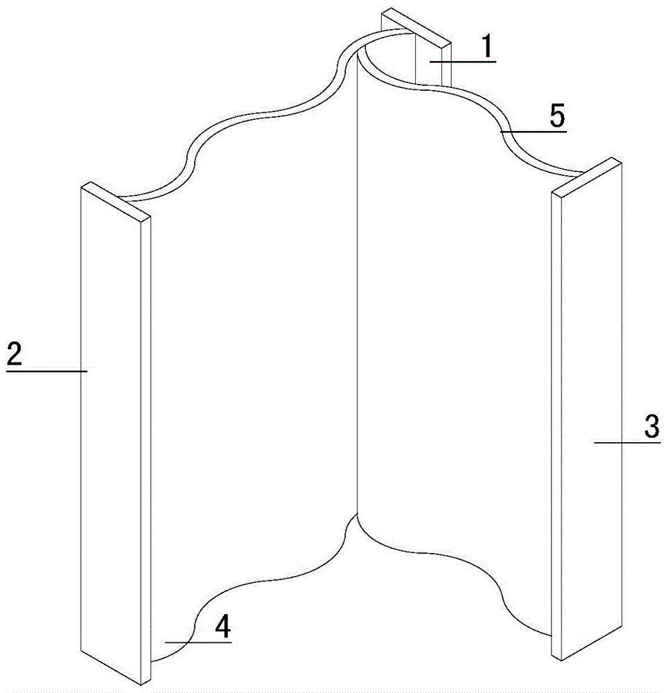 Corrugated web plate L-shaped section specially-shaped steel column