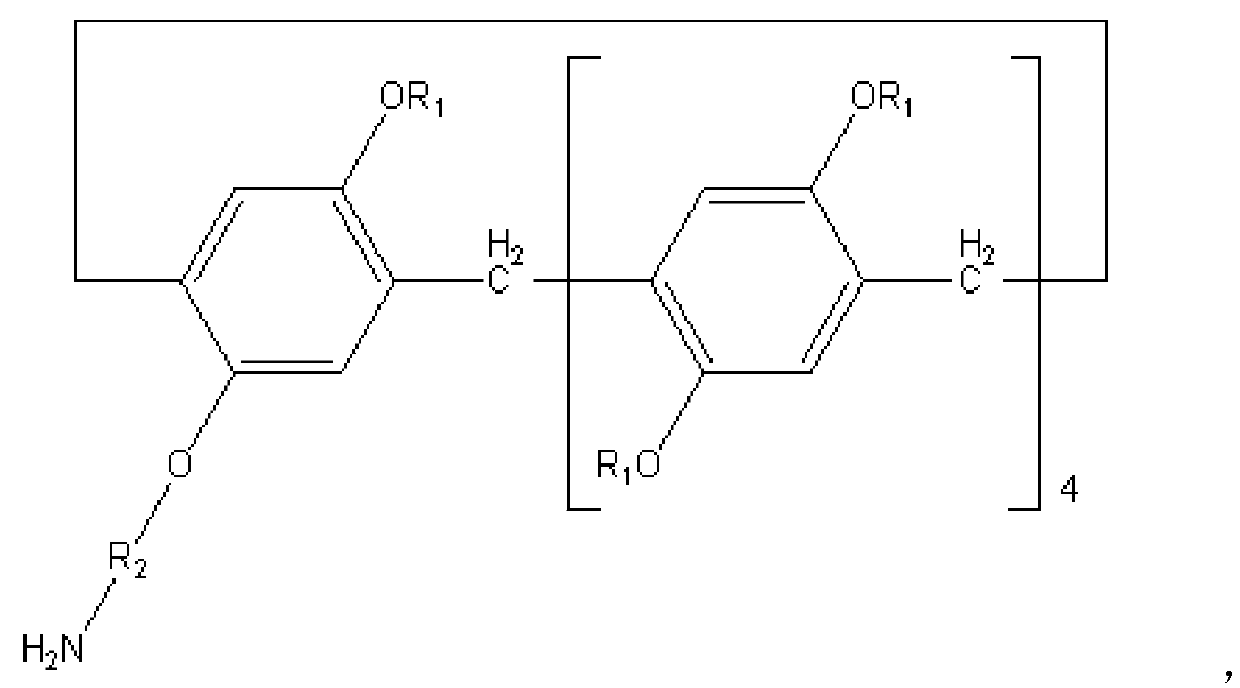 Pillararene modification cyanide ion fluorescence detection test paper and preparation method thereof and detection method thereof