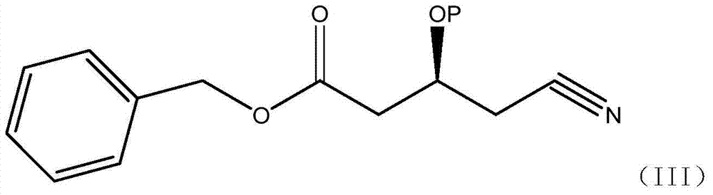 A kind of preparation method of (s)-tert-butyldimethylsiloxy-glutaric acid monobenzyl ester monoamide