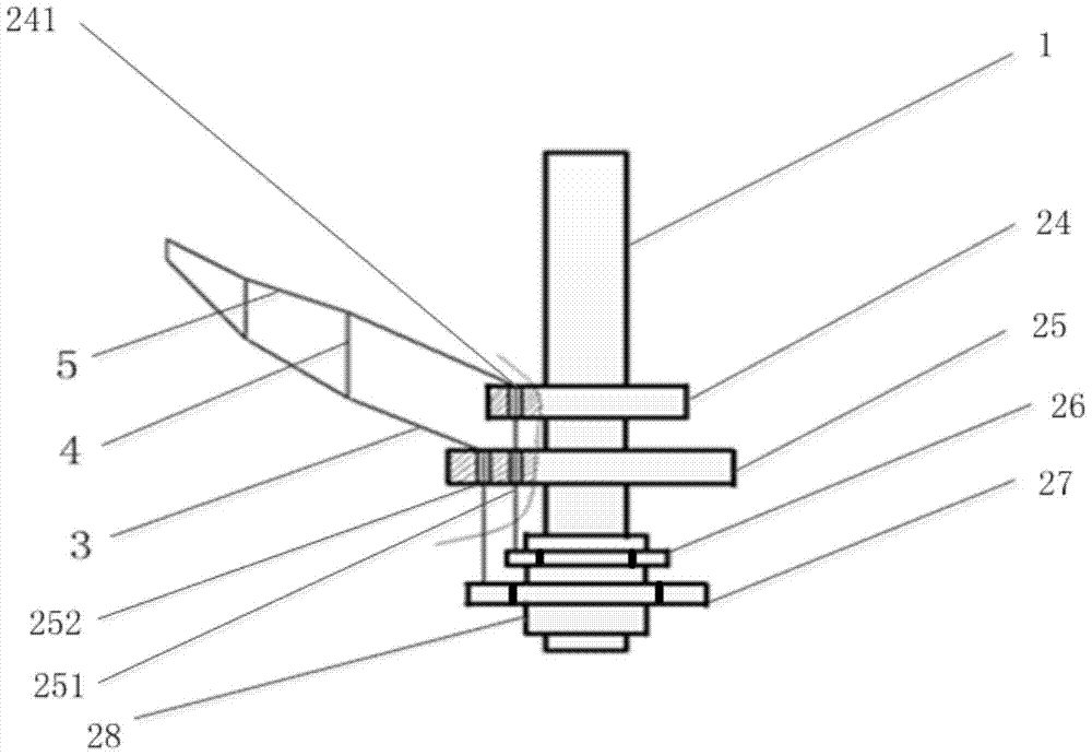 Ring column cable net structure variable focal length reflective surface device