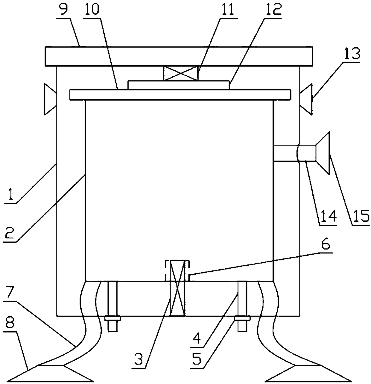 Fertilization bucket for formula fertilizer