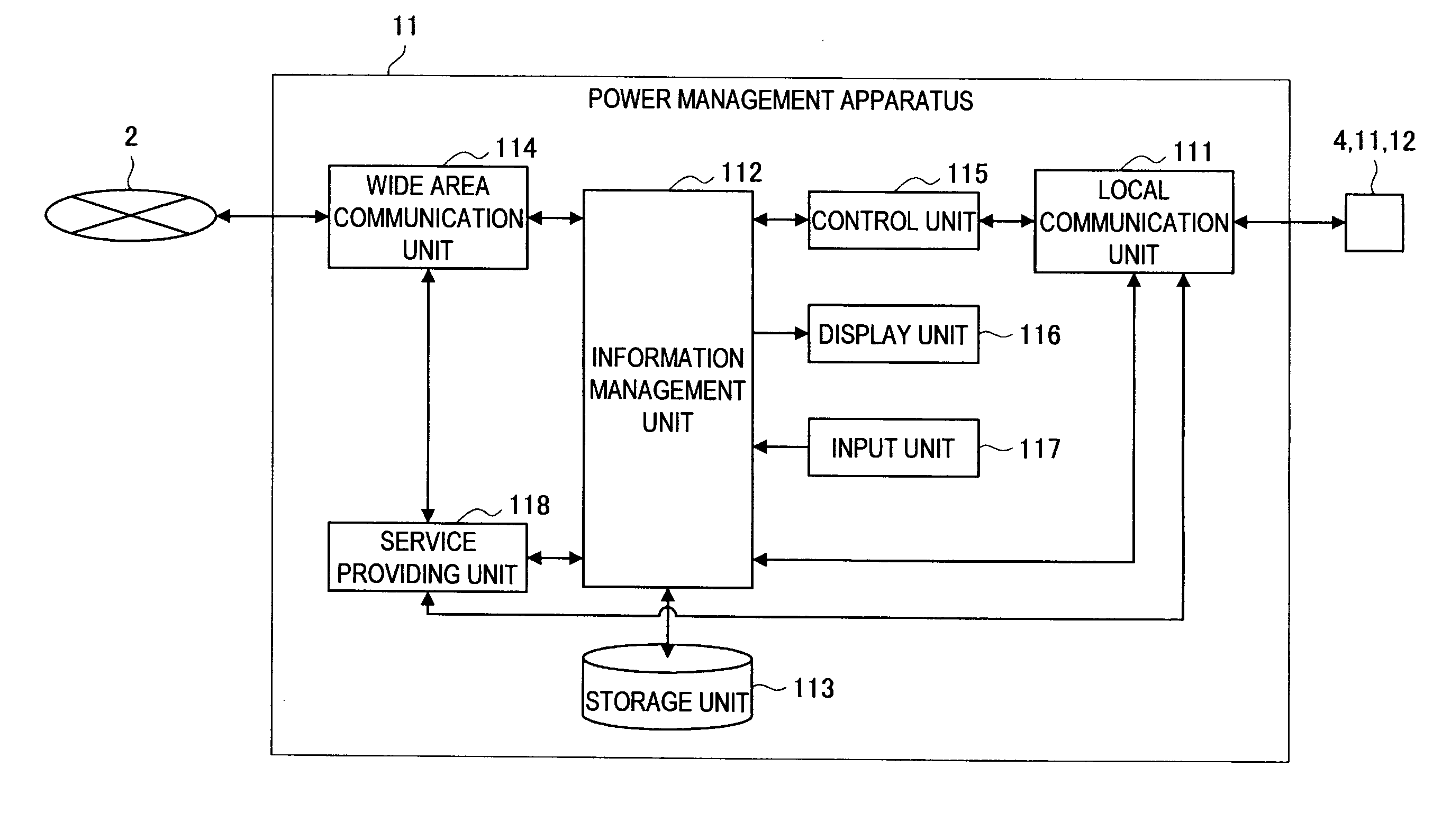 Power Management Apparatus, Electronic Appliance, and Method of Managing Power
