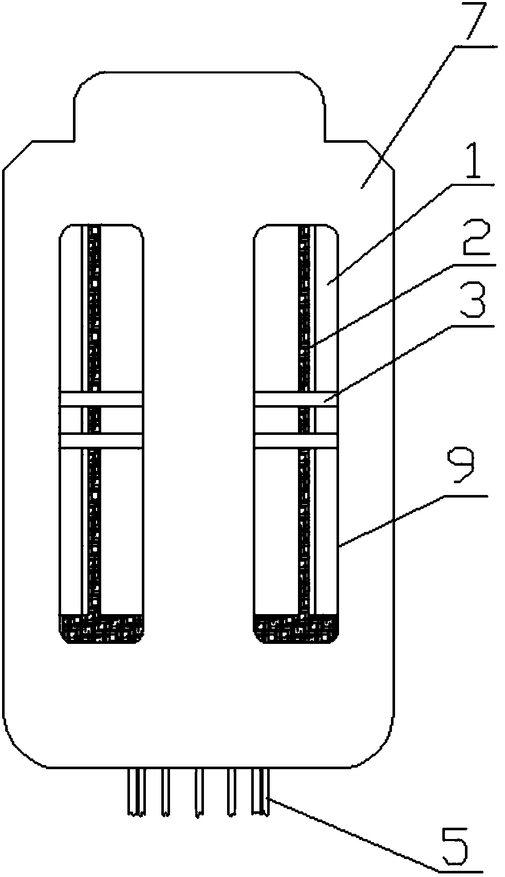 Heat dissipation structure of motor stator