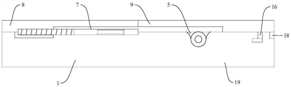 Extensible elastic pin for split type curtain wall