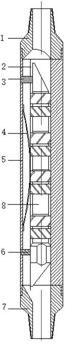 A water injection well movable downhole power generation device and method