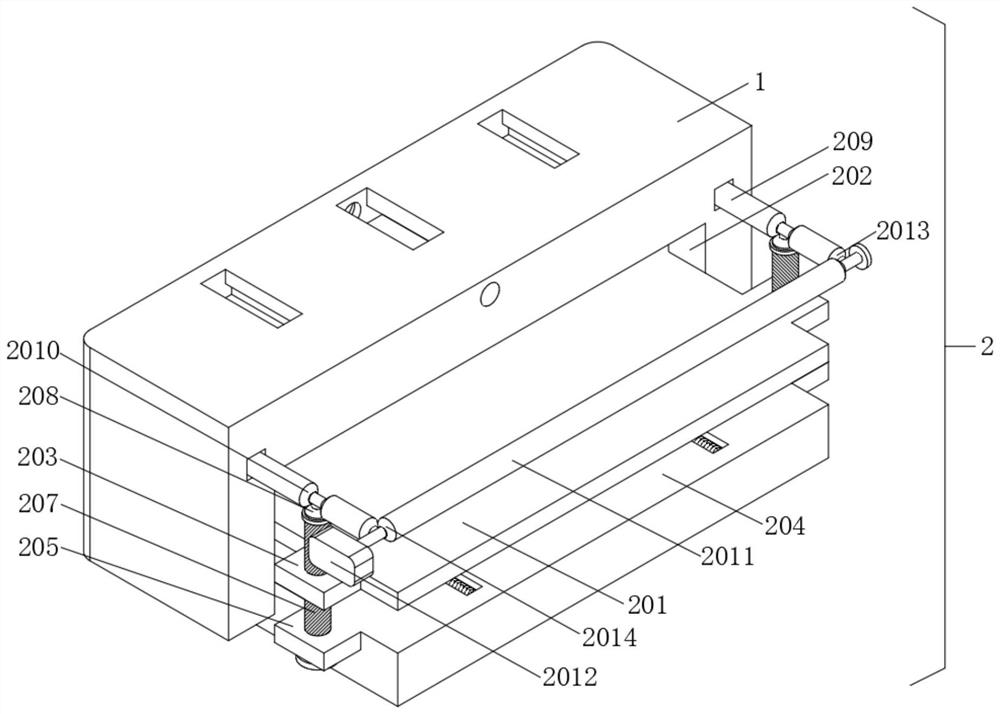 Electrical cabinet manufacturing device convenient to carry, load and unload