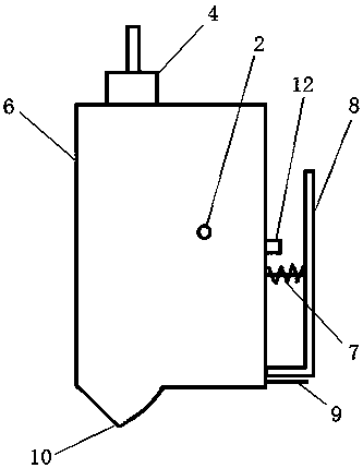 A lithium battery hand-held steel ball sealing tool