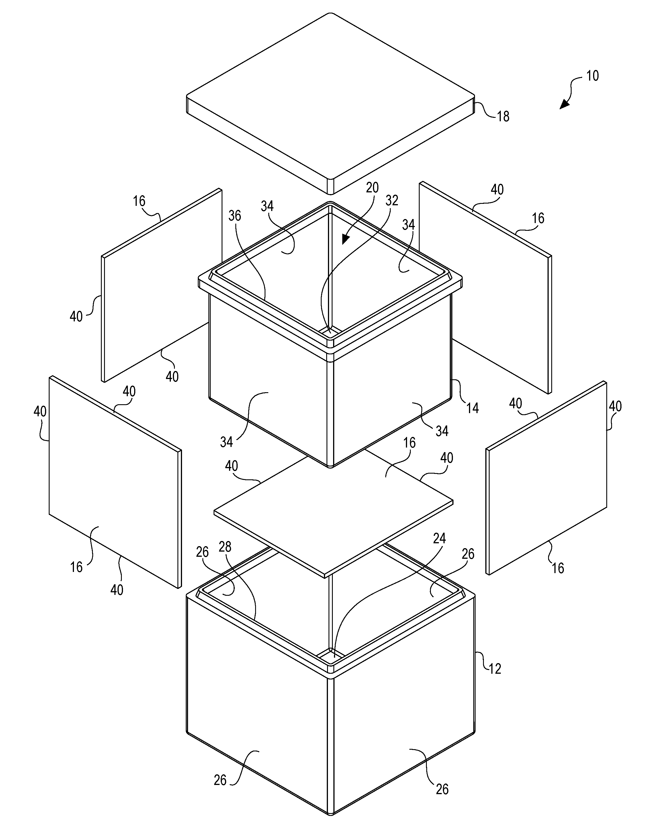 Thermally Insulated VIP Sandwich Shipper