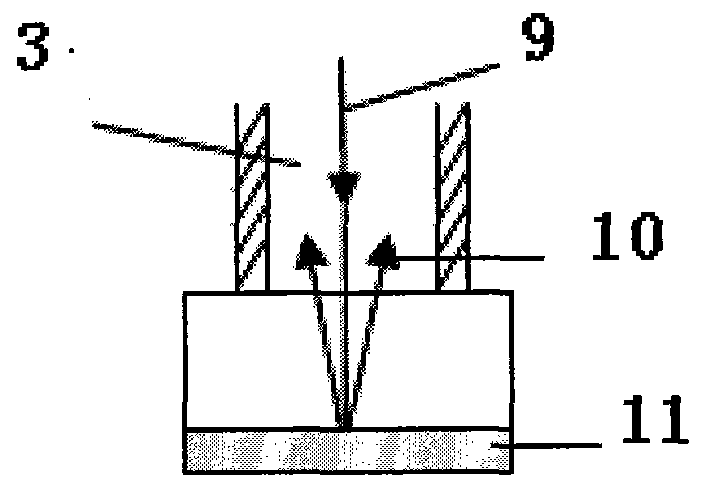 Thin-film material for optical fiber biosensor probe and preparation method thereof