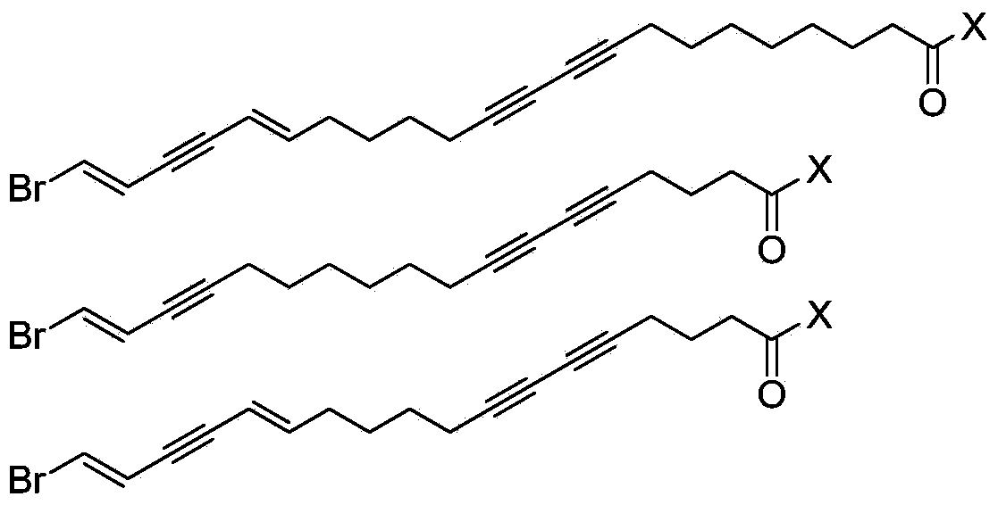 Bromide acetylene compound and preparation method and use thereof