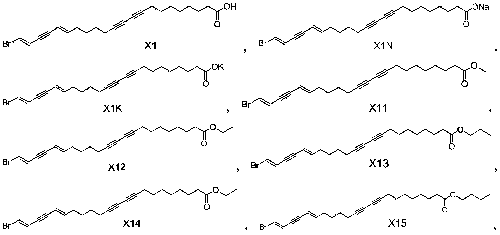 Bromide acetylene compound and preparation method and use thereof