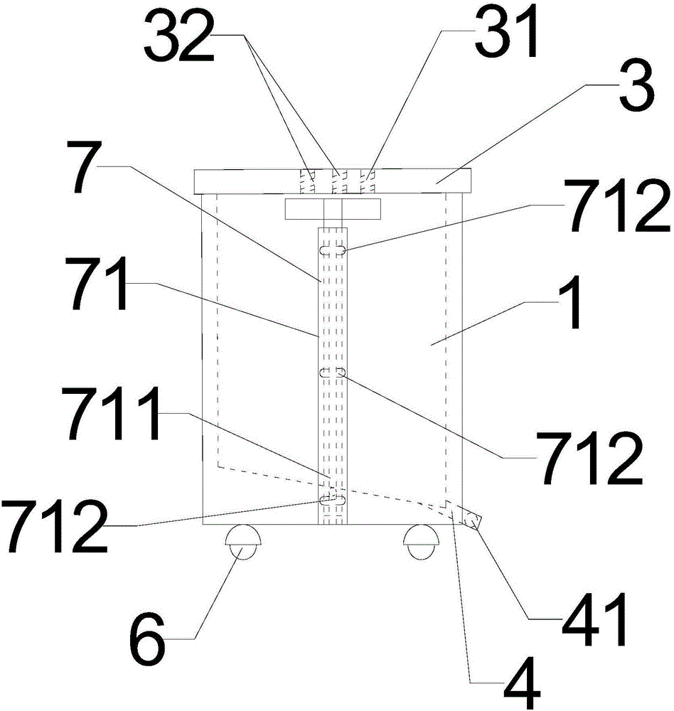 Drainage liquid collecting device