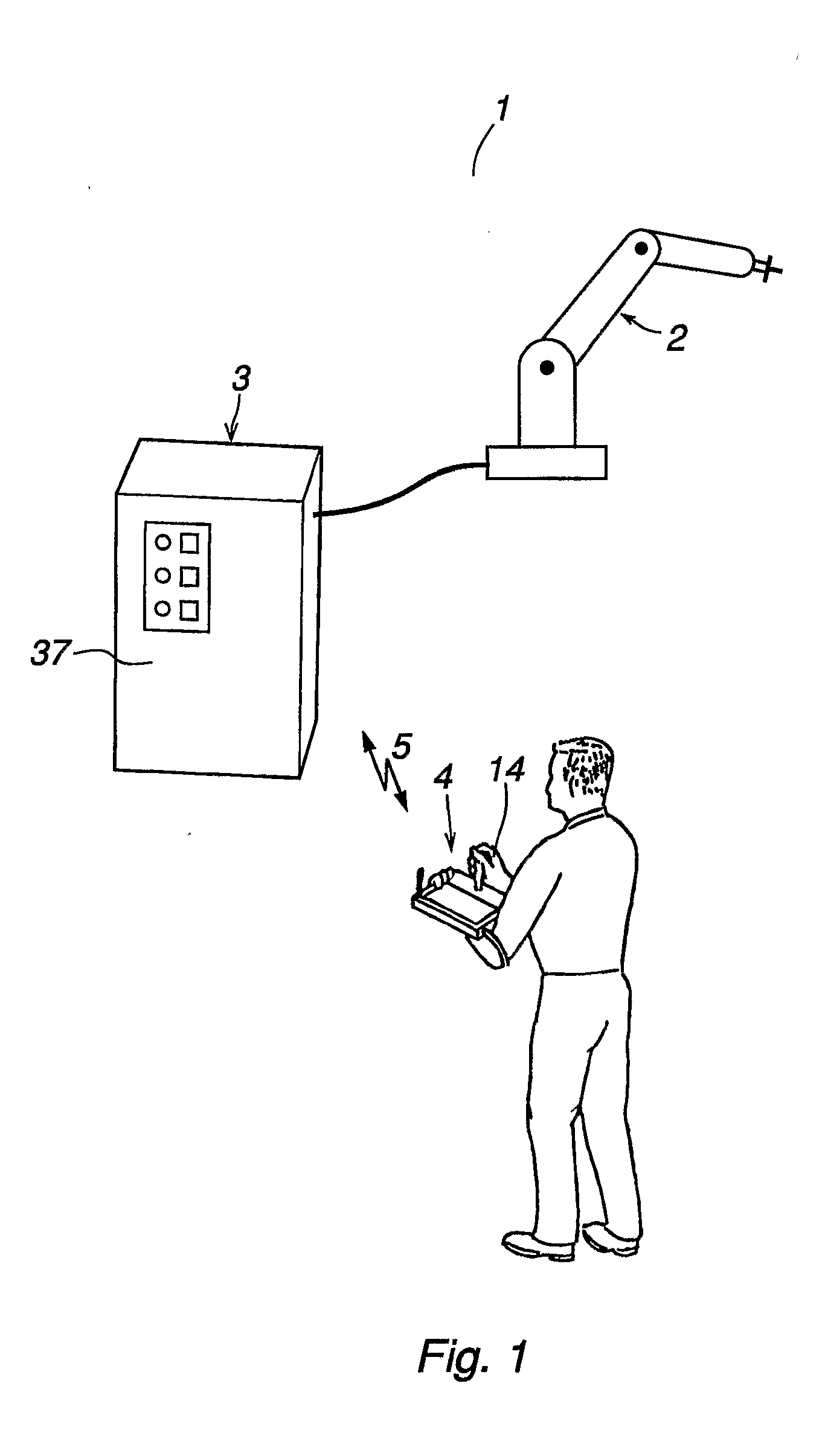 Industrial Robot System with a Portable Operator Control Device