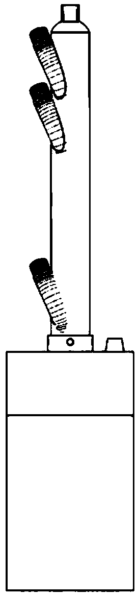 Multi-stage synchronous powder mixer and thermal spraying device