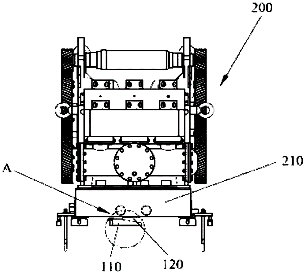 A base support structure for drilling pump