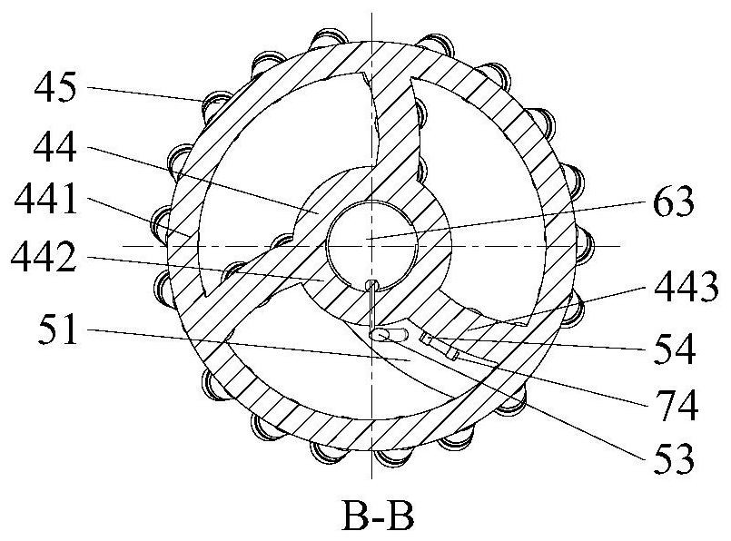 Continuous drilling and cyclic pouring integrated piling tool