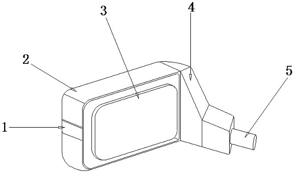 Automobile rearview mirror automatic adjustment device