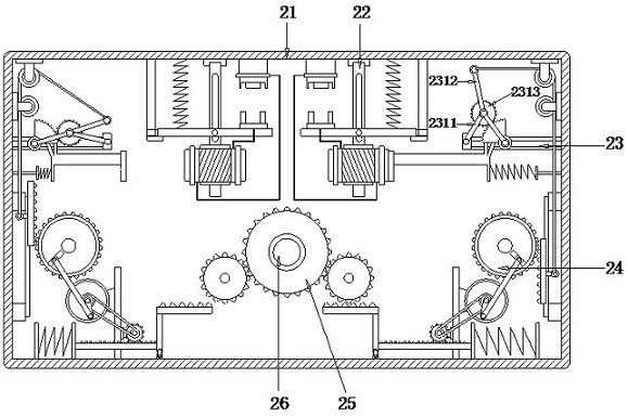 Automobile rearview mirror automatic adjustment device