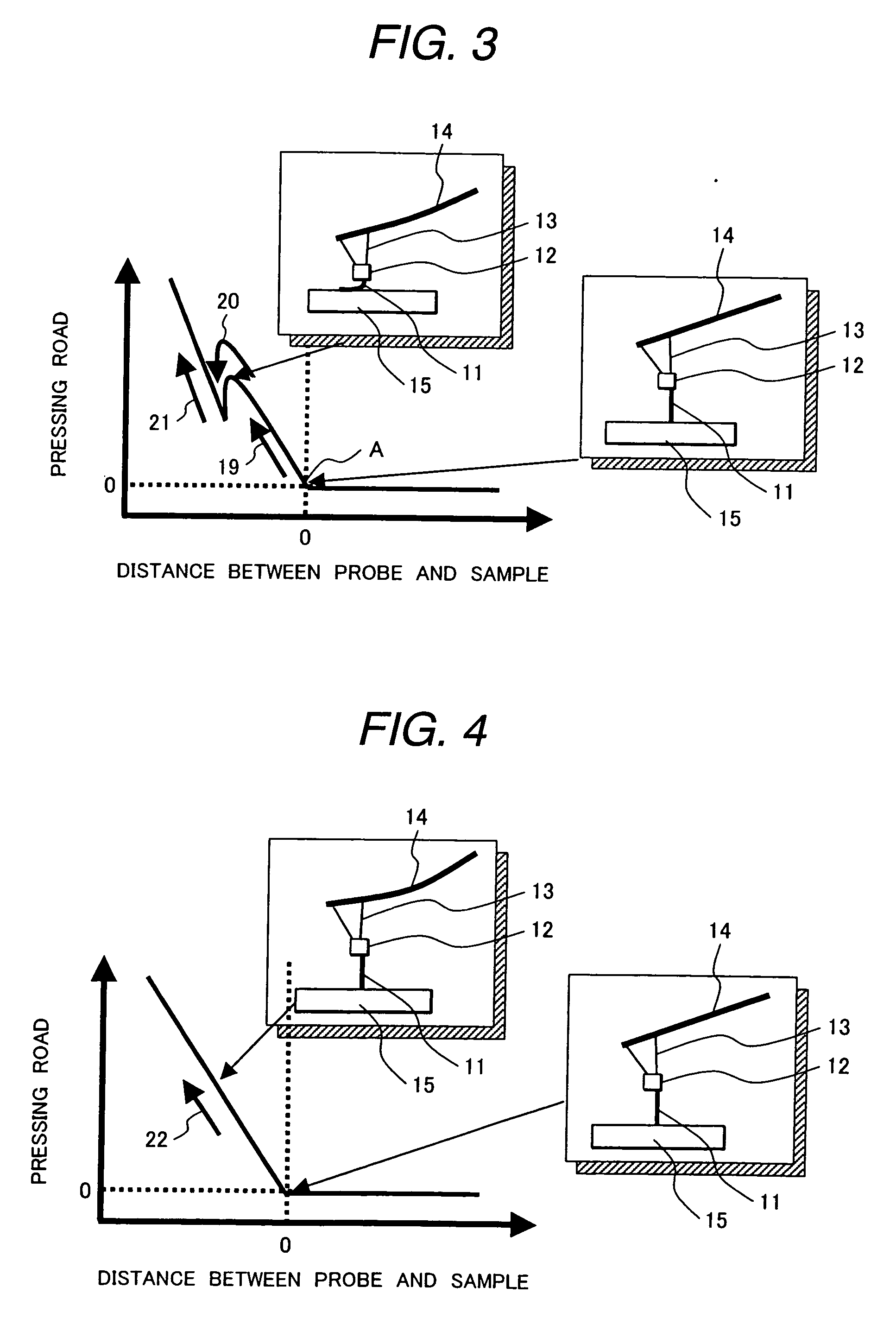 Cantilever and inspecting apparatus