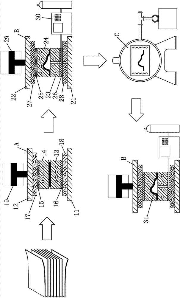 Synthesis, preparation and forming integrated method of NiAl alloy hook face plate component