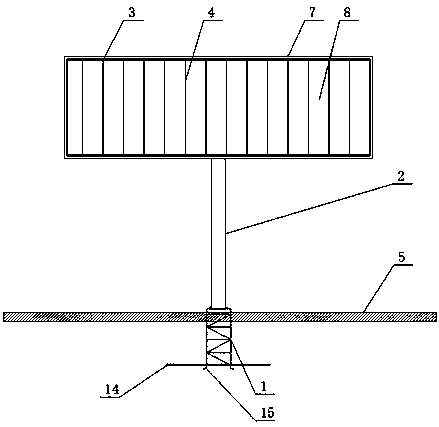 Highway sign board structure and assembly method thereof