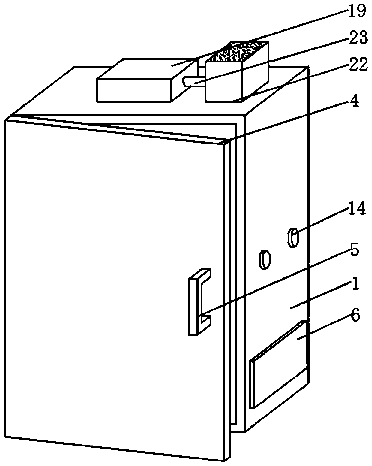 Office and living supplies disinfection cabinet