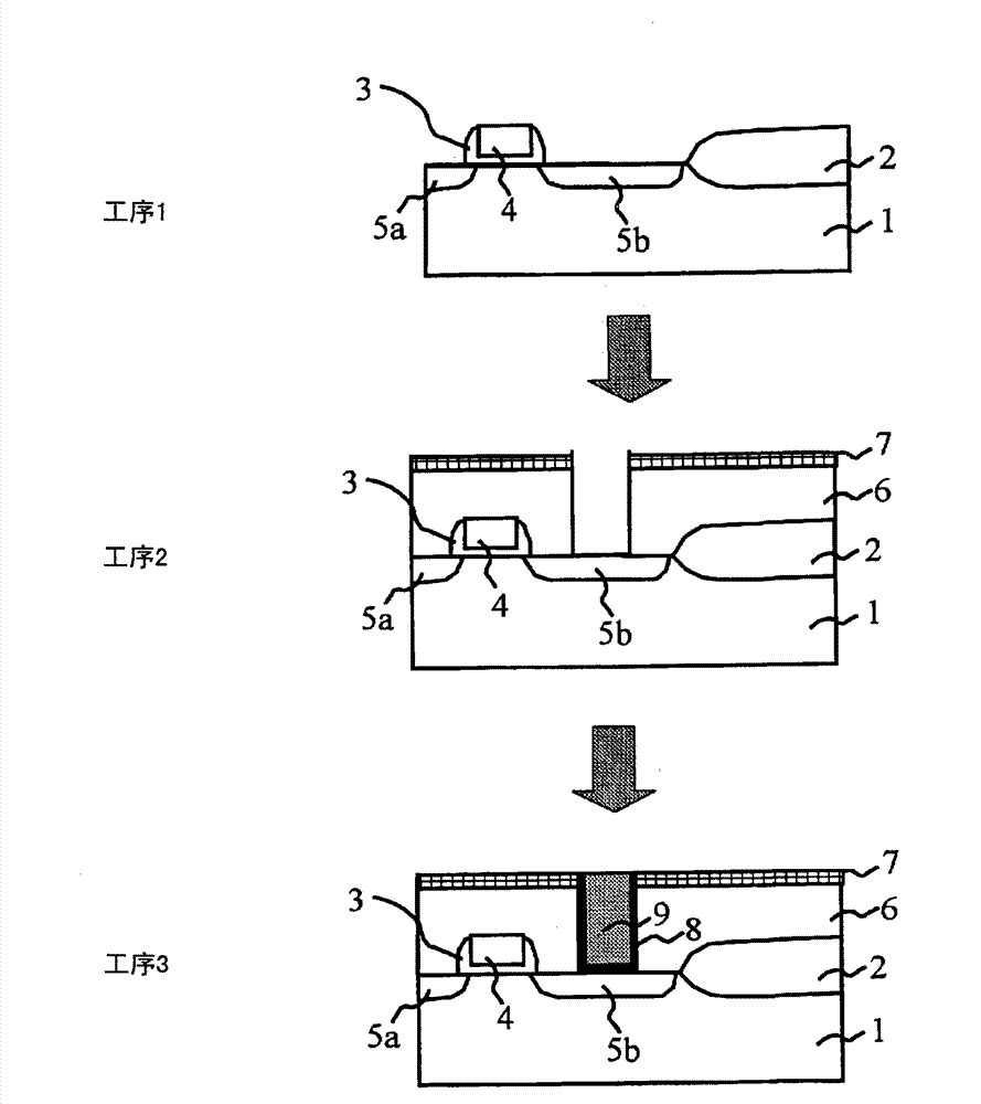 Silicon dielectric treating agent for use after etching, process for producing semiconductor device, and semiconductor device