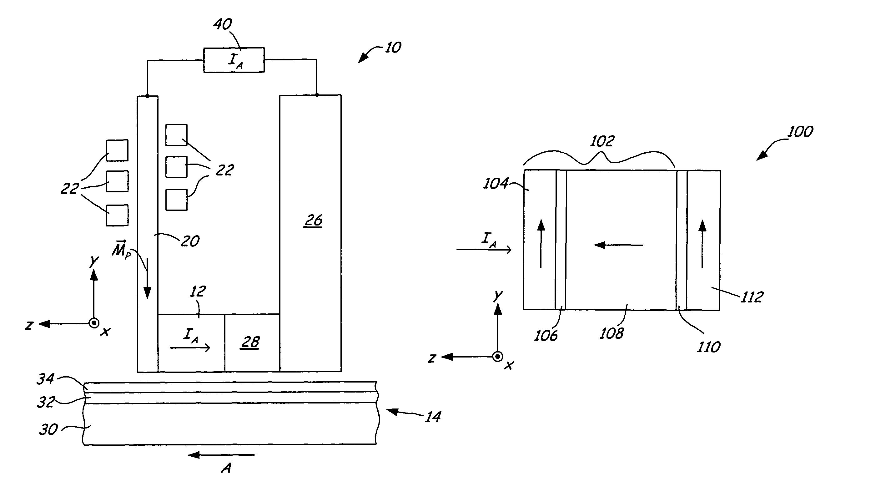 High frequency field assisted write device