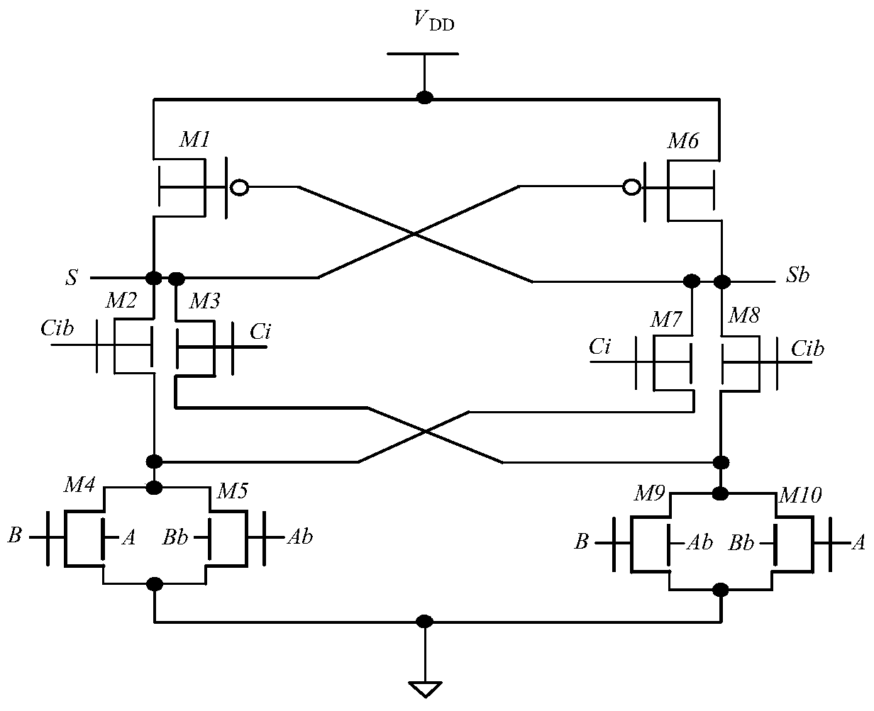 A One-bit Full Adder Based on Finfet Device