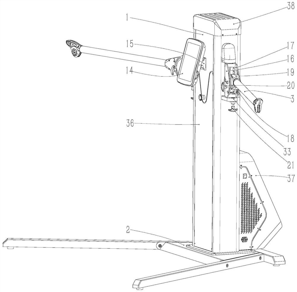 Rope movement training equipment