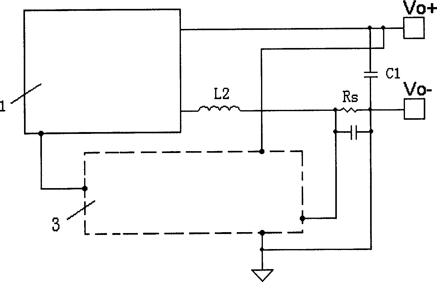 Circuit for realizing autonomous equalizing current of parallel electric source module