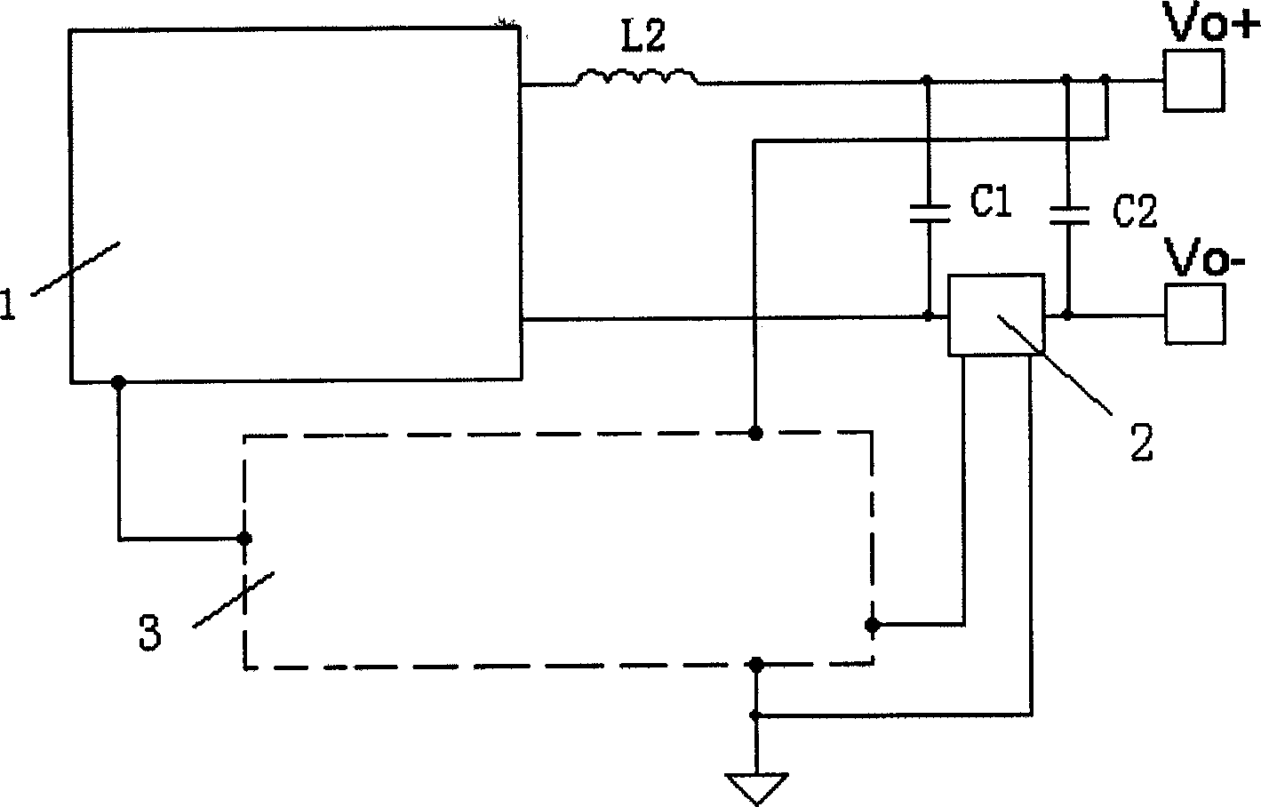 Circuit for realizing autonomous equalizing current of parallel electric source module