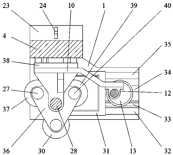 Three-dimensional modeling and measuring device for microscopic multi-phase structure based on section contour sequence