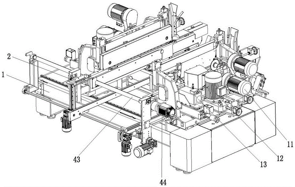 Novel numerical control woodwork processing equipment