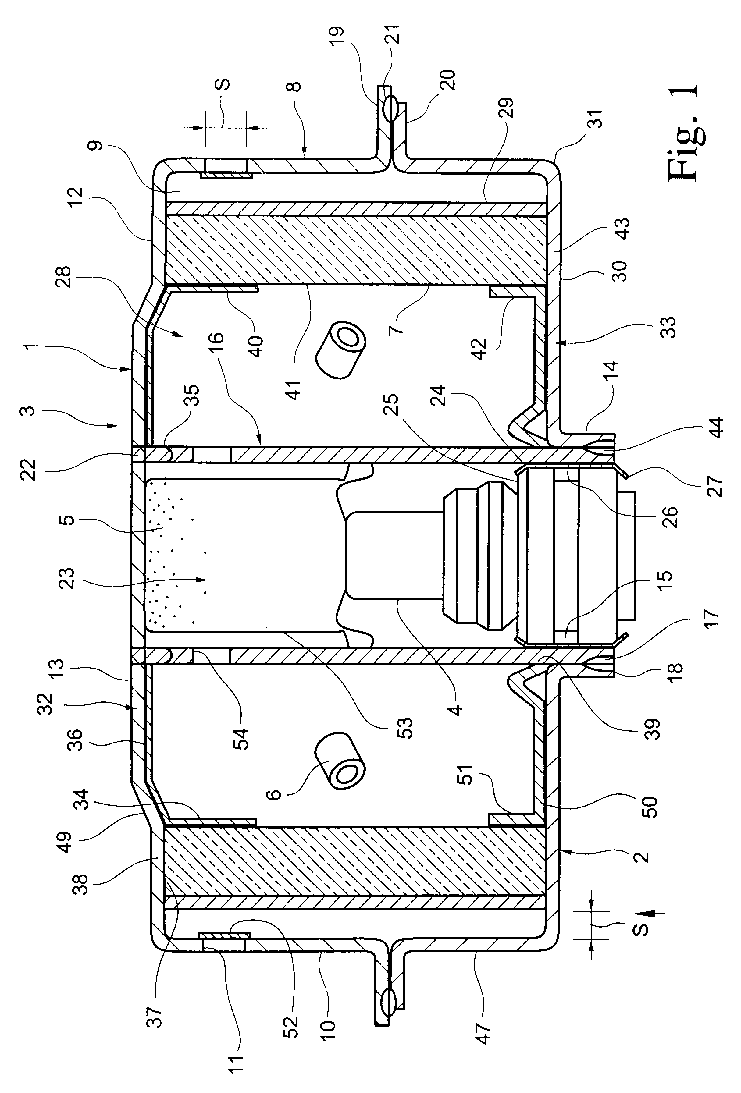 Gas generator for airbag and airbag system