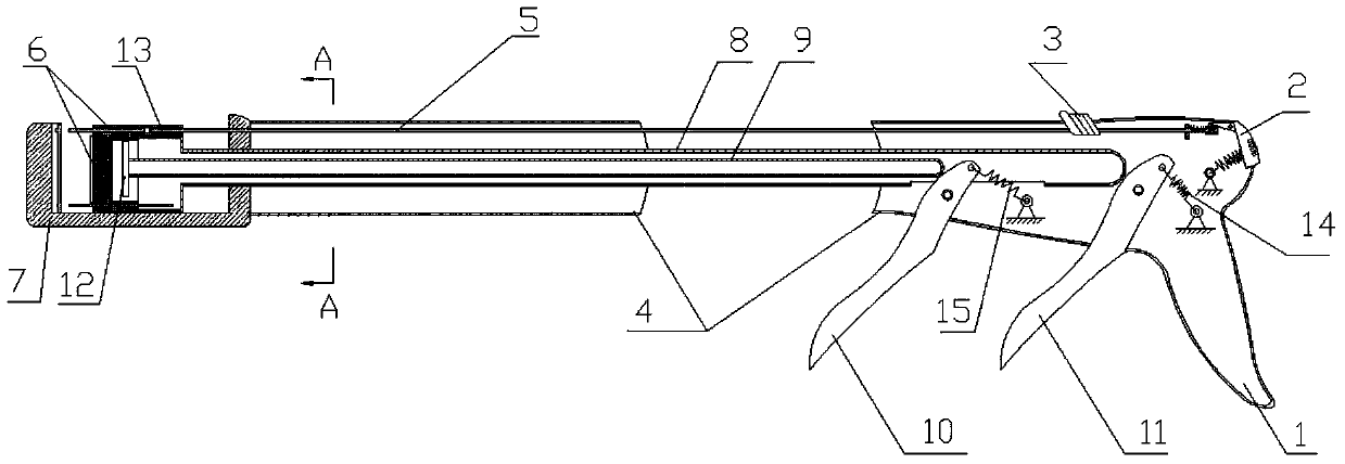 Dual-functional linear cutting suture instrument for laparotomy laparoscopic-assisted surgery