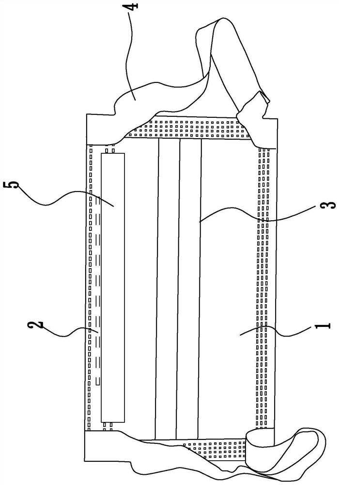 Elastic planar mask