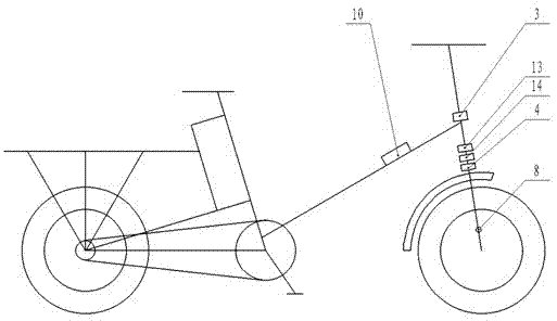 Electric power-assisted steering control system and electric power-assisted steering control method for electric bicycle