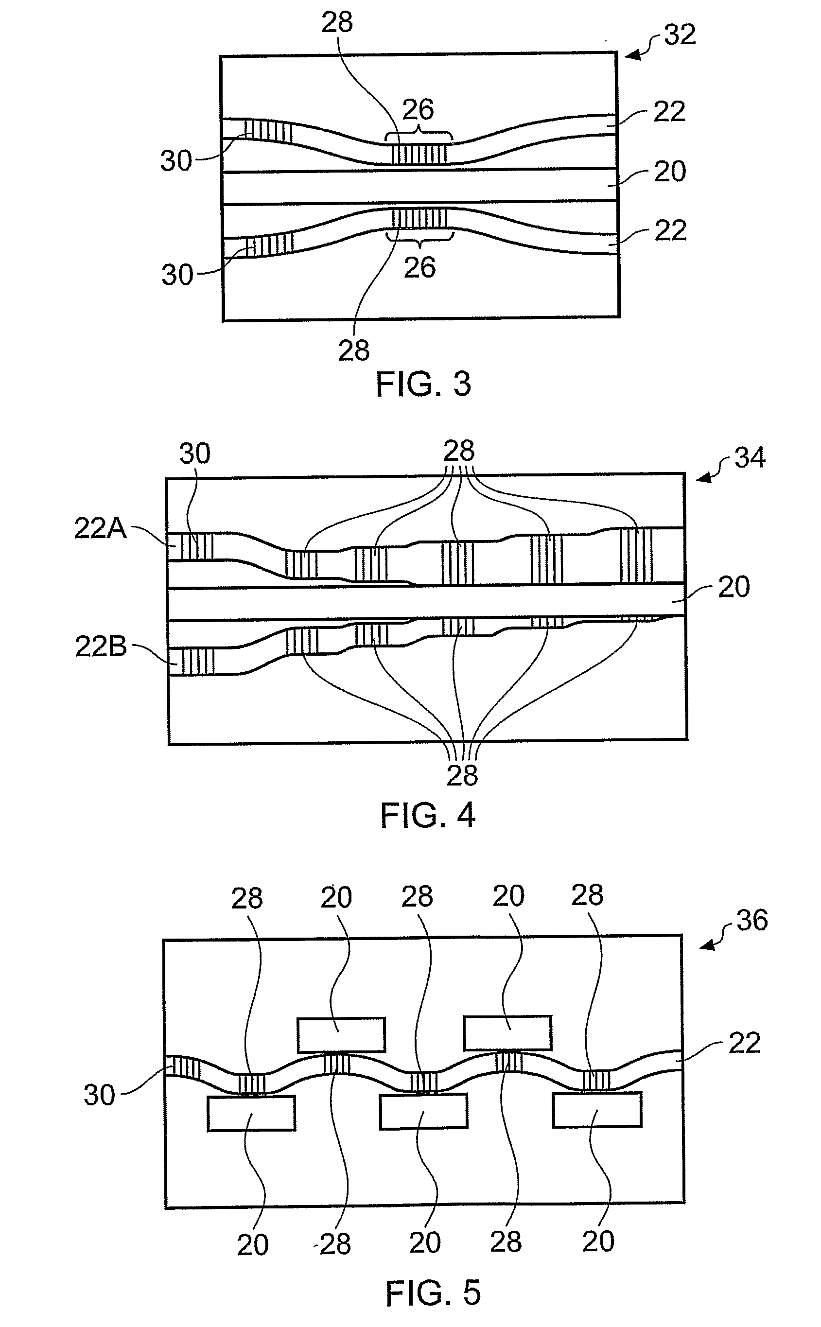 Waveguide devices using evanescent coupling between waveguides and grooves