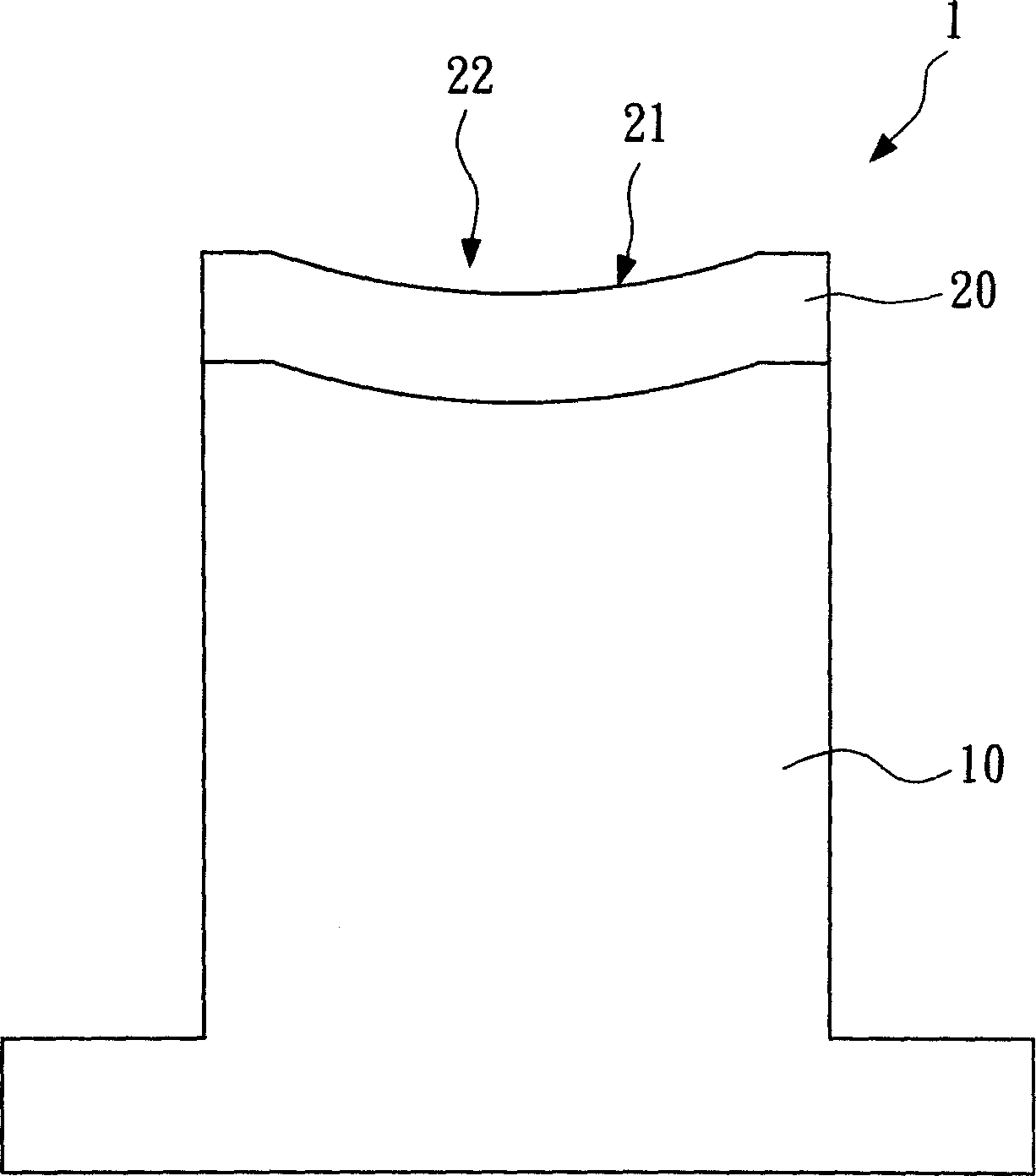 Mould for molded glass