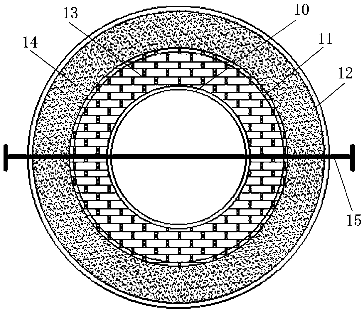 Purification, decolorization and heat-energy recovery device and method for washing wastewater